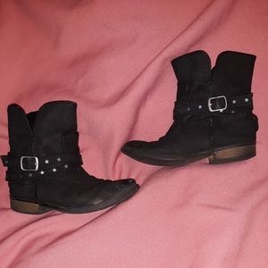 Sz.10 ~ Toddler's Black Suede Boots ~